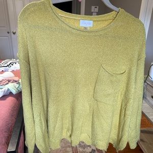 NWOT - Pink Lily Mustard Sweater